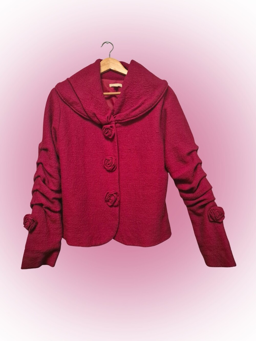 100% wool coat